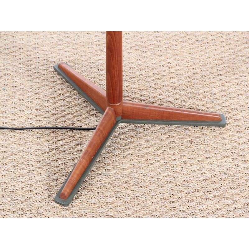 Vintage Scandinavian teak floor lamp - 1960s