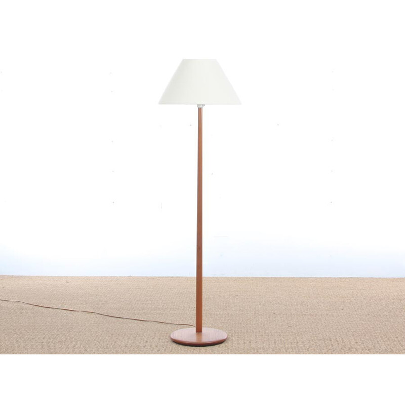 Lampadaire scandinave vintage en teck par Kristiansson - 1960