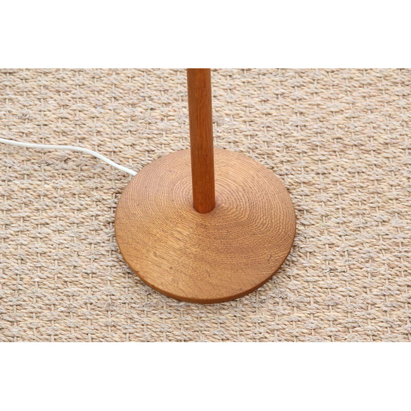 Vintage Small oak reading lamp by Uno & Osten Kristiansson - 1960s