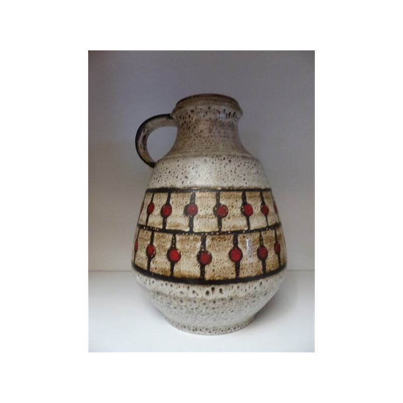 Vintage Fat Lava vaas voor Jasba Keramik - 1960