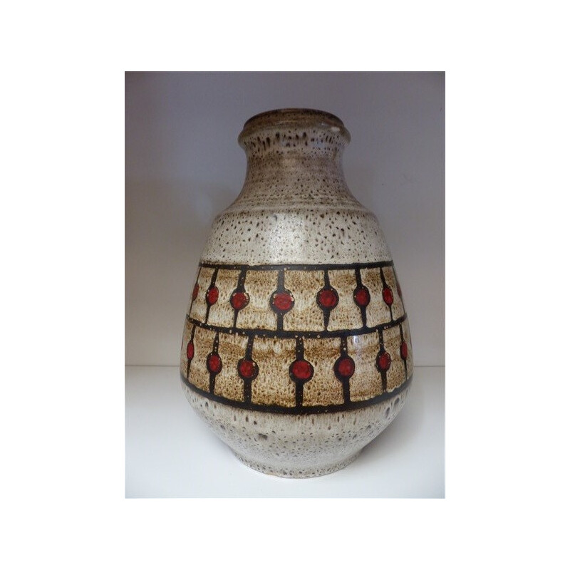 Vintage Vase Fat Lava für Jasba Keramik - 1960