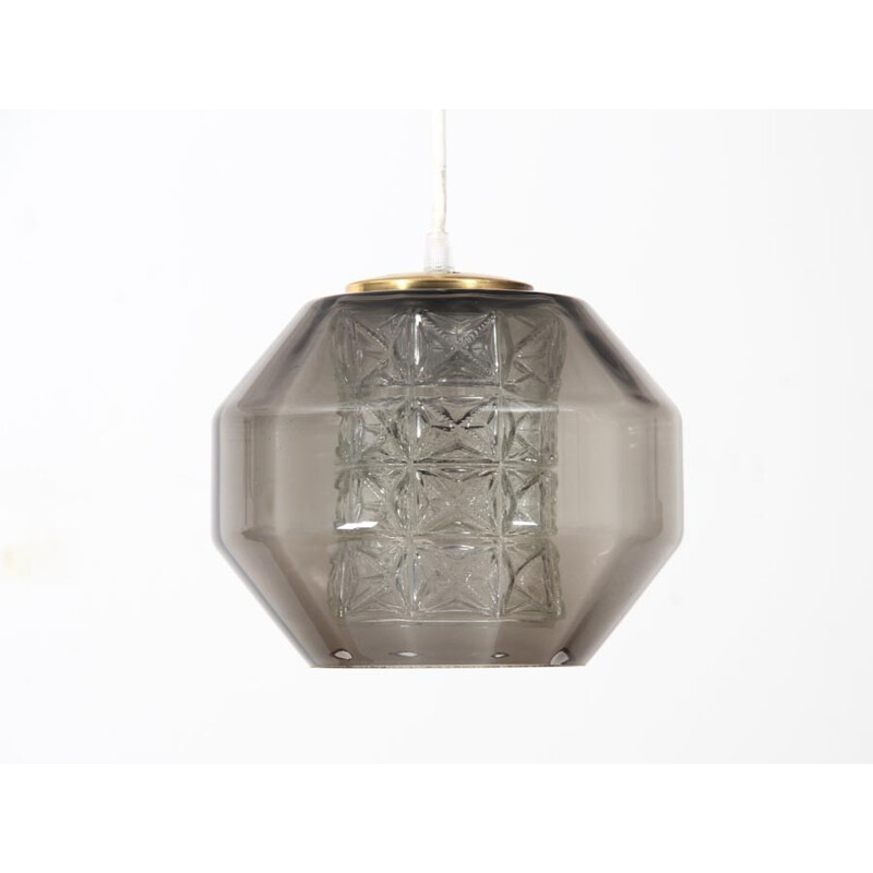 Vintage Scandinavian hanging lamp by Carl Fagerlund for Orrefors - 1960s