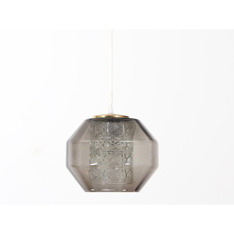 Vintage Scandinavian hanging lamp by Carl Fagerlund for Orrefors - 1960s
