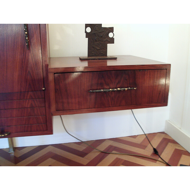 Modernistic rosewood sideboard - 1950s