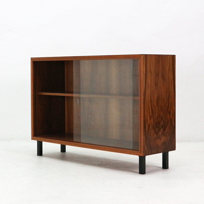 Small vintage walnut cabinet produced by DWM - 1960s