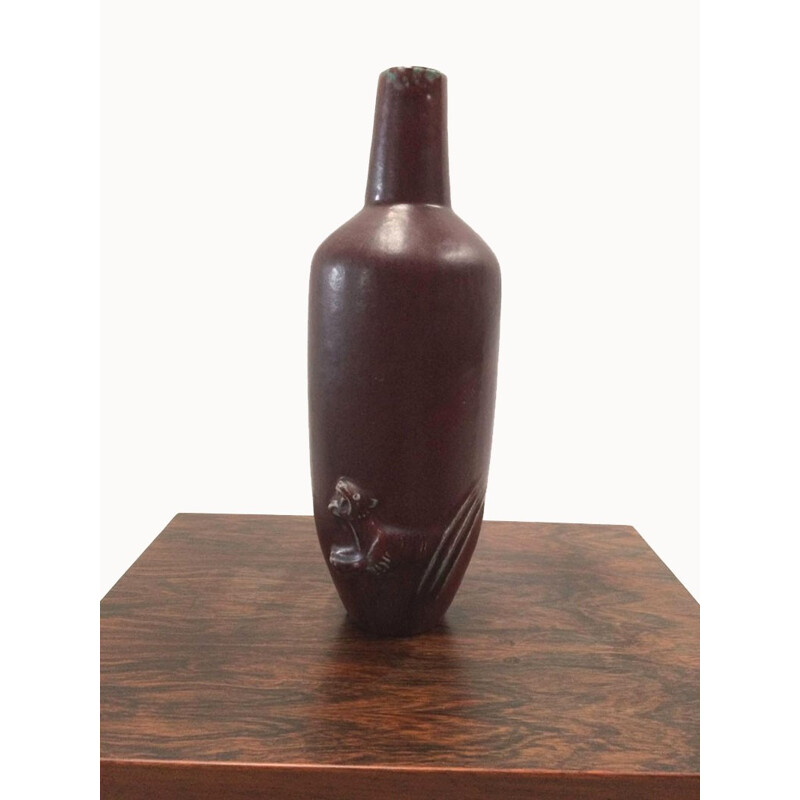 Vintage stoneware vase for Royal Copenhagen, 1930s