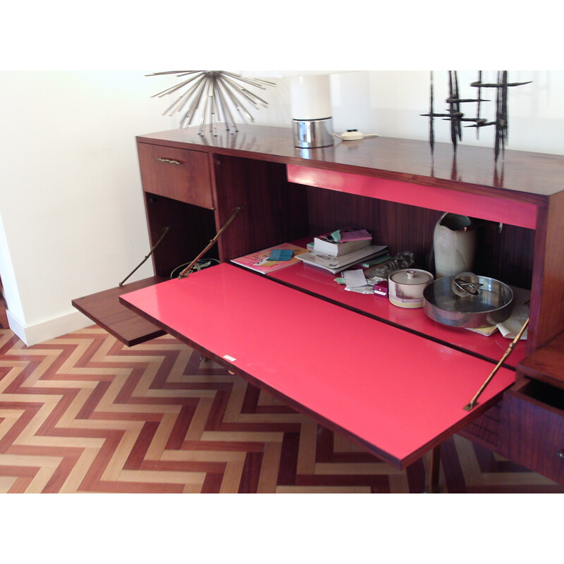Modernistic rosewood sideboard - 1950s