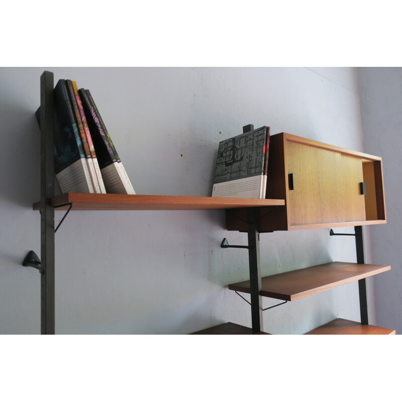 Vintage wall shelving system by Olof Pira - 1960s