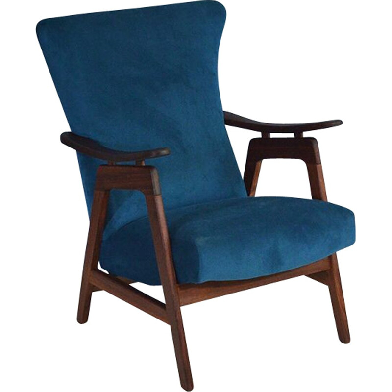 teak vintage armchair - 1950s