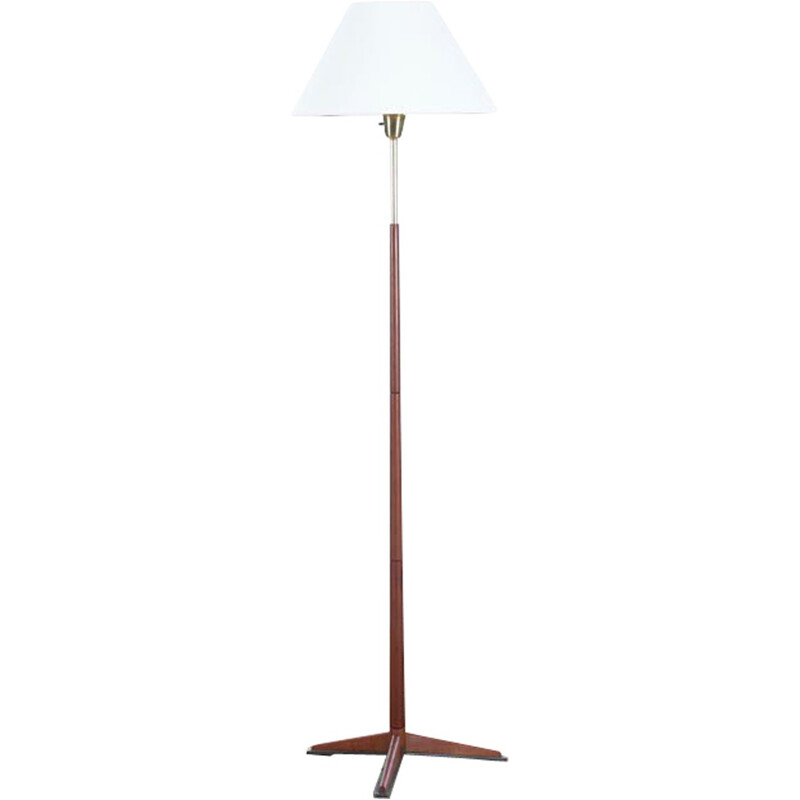 Vintage Scandinavian teak floor lamp - 1960s