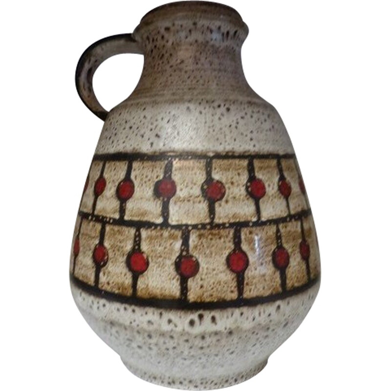 Vintage Fat Lava vaas voor Jasba Keramik - 1960