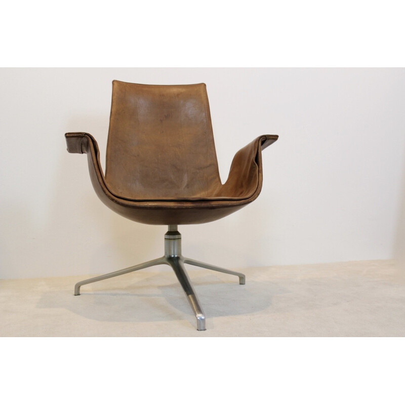 FK 6727 Swivel Chair by Fabricius & Kastholm for Alfred Kill - 1960s