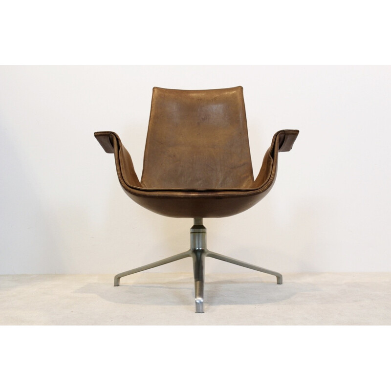 FK 6727 Swivel Chair by Fabricius & Kastholm for Alfred Kill - 1960s