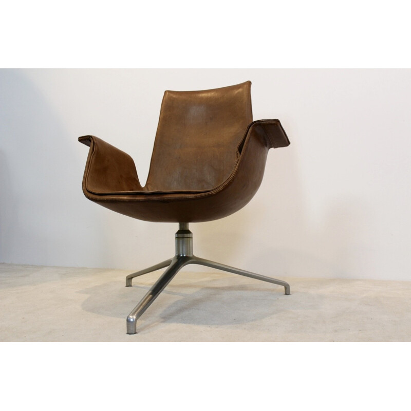 FK 6727 Swivel Chair by Fabricius & Kastholm for Alfred Kill - 1960s