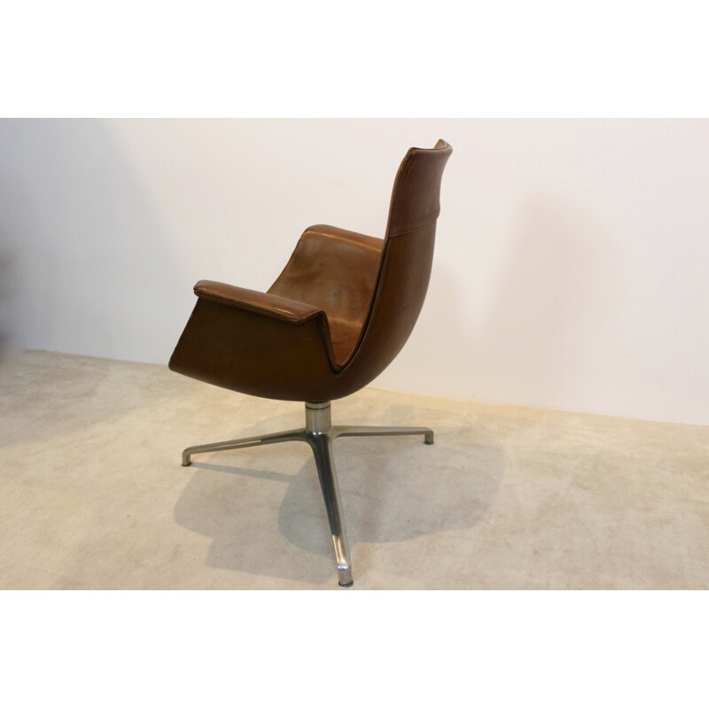 FK 6727 Swivel Chair by Fabricius & Kastholm for Alfred Kill - 1960s