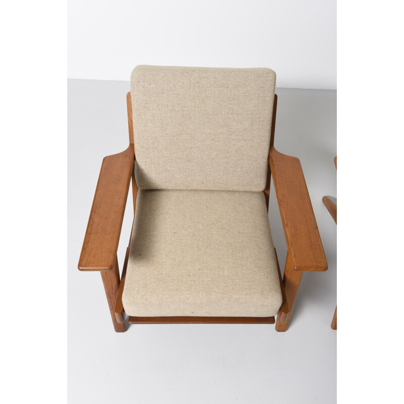 Paire de fauteuil, modèle GE290 de Hans J. Wegner - 1950