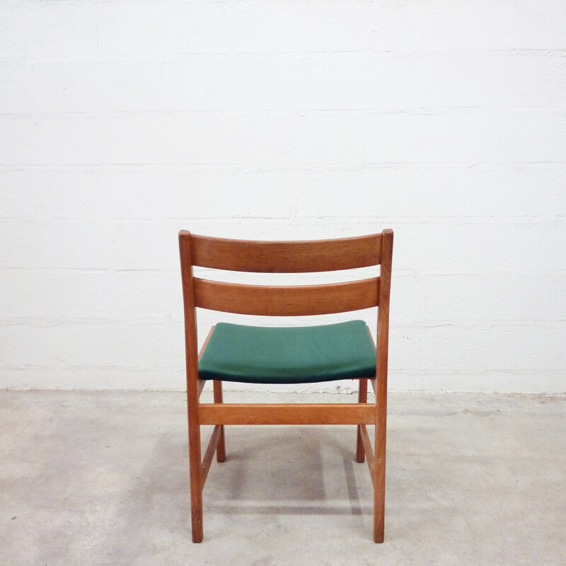 Set of 4 Danish teak table chairs - 1960s