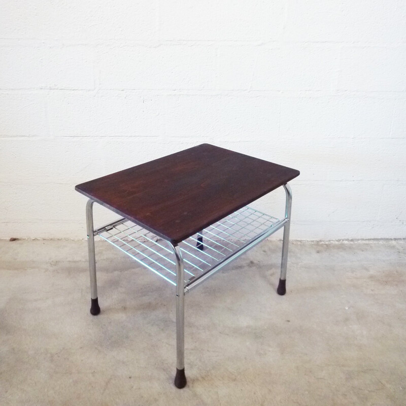 Side table with magazine holder - 1990