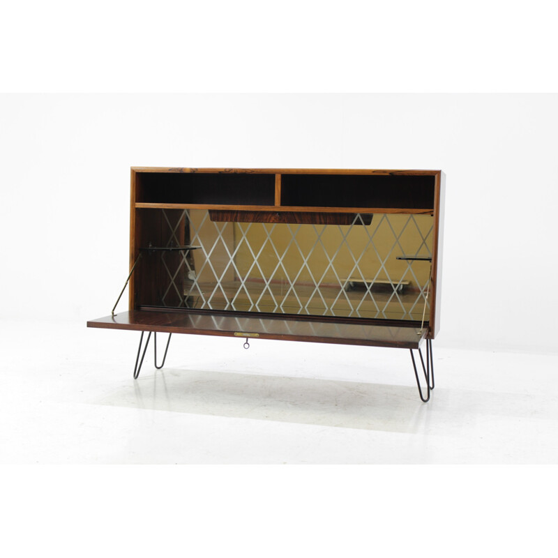 Upcycled Danish Palisander Bar Cabinet - 1960s