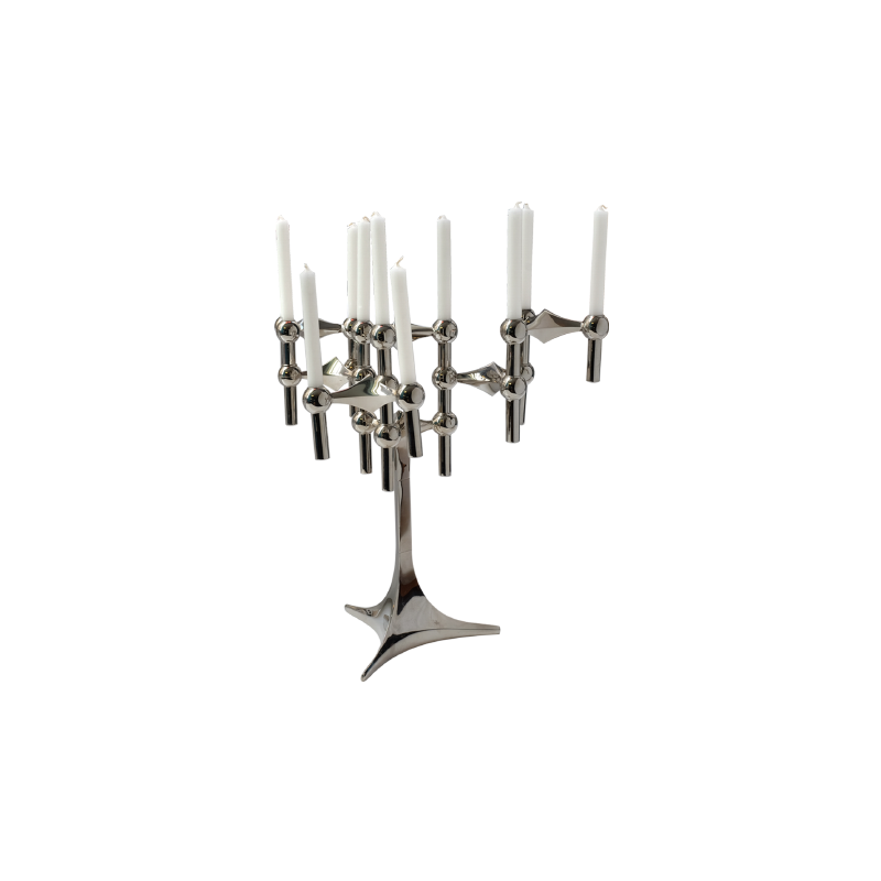 Set of 7 modular chandeliers by Hans Nagel - 1970s
