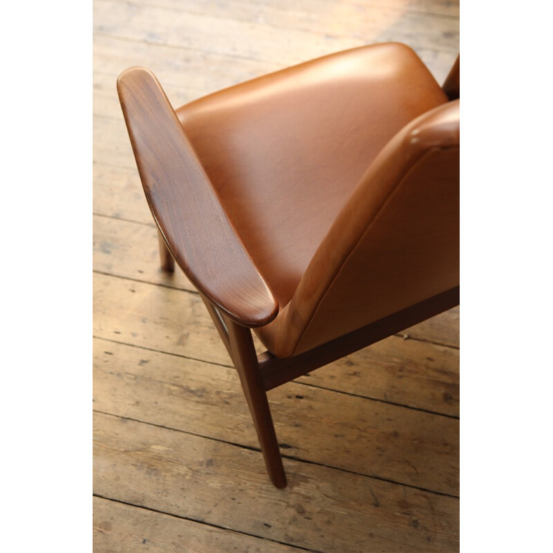 Fauteuil Vintage à haut dossier par Louis van Teeffelen - 1960