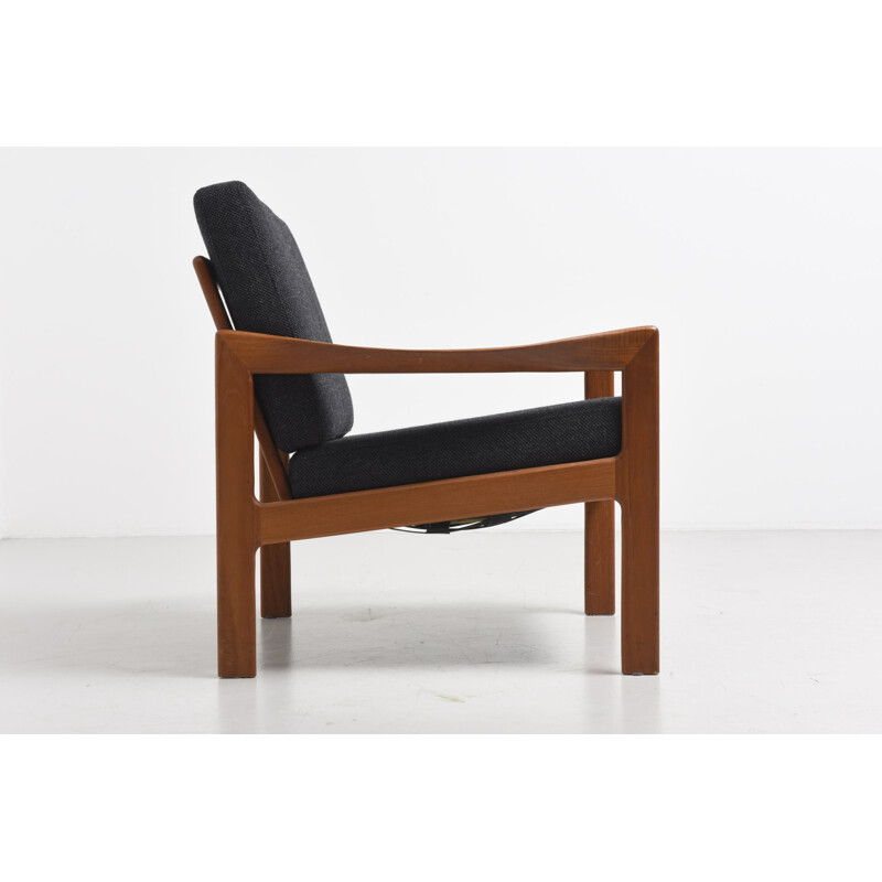 Teak vintage armchair by Illum Wikkelso - 1960s