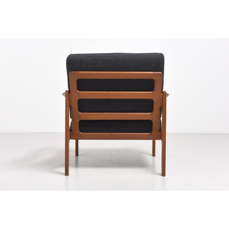 Teak vintage armchair by Illum Wikkelso - 1960s