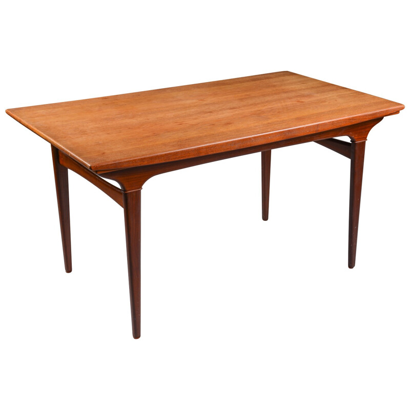 Vintage Scandinavian teak table, Johannes ANDERSEN - 1960s