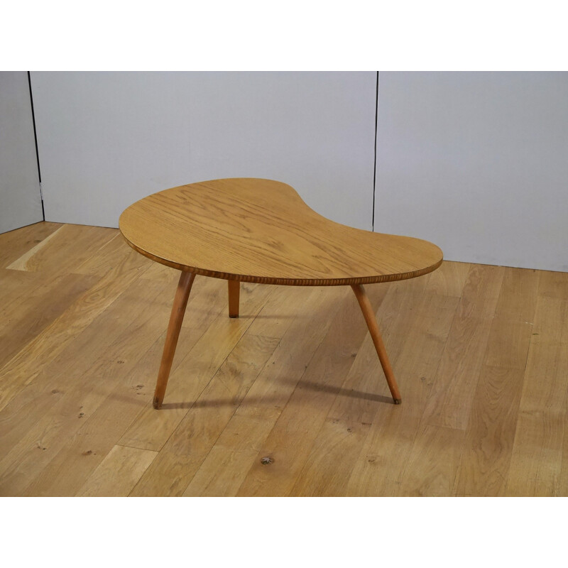 Tripod coffee table  by Hugues Steiner - 1950s