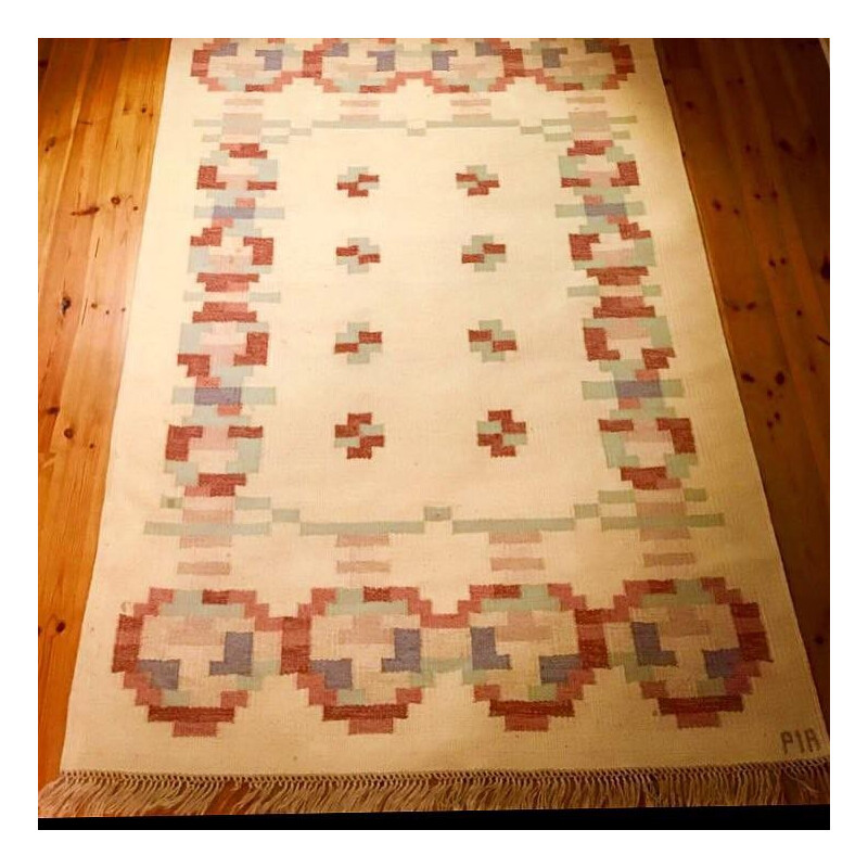 Rollakan vintage scandinavian carpet by PIA - 1950s