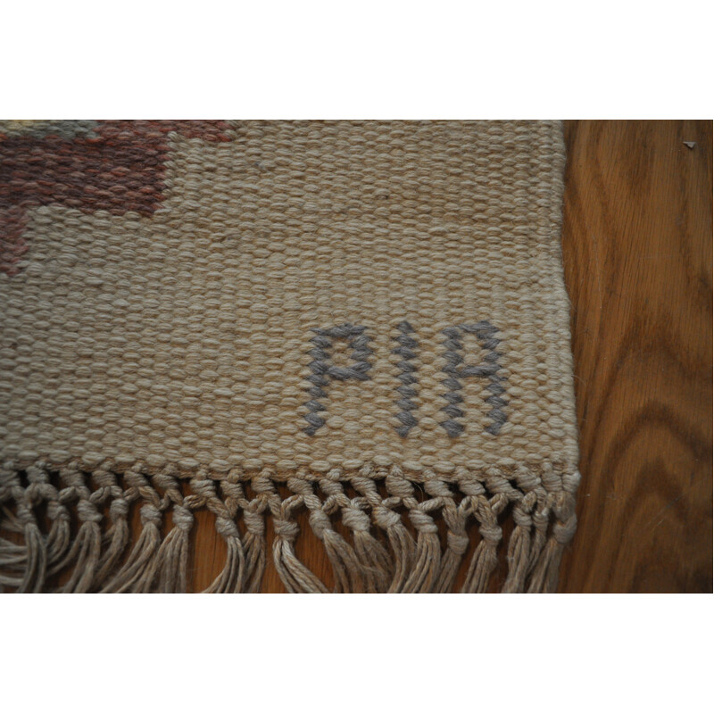 Rollakan vintage scandinavian carpet by PIA - 1950s