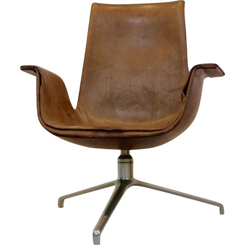 FK 6727 Swivel Chair by Fabricius & Kastholm for Alfred Kill - 1960s