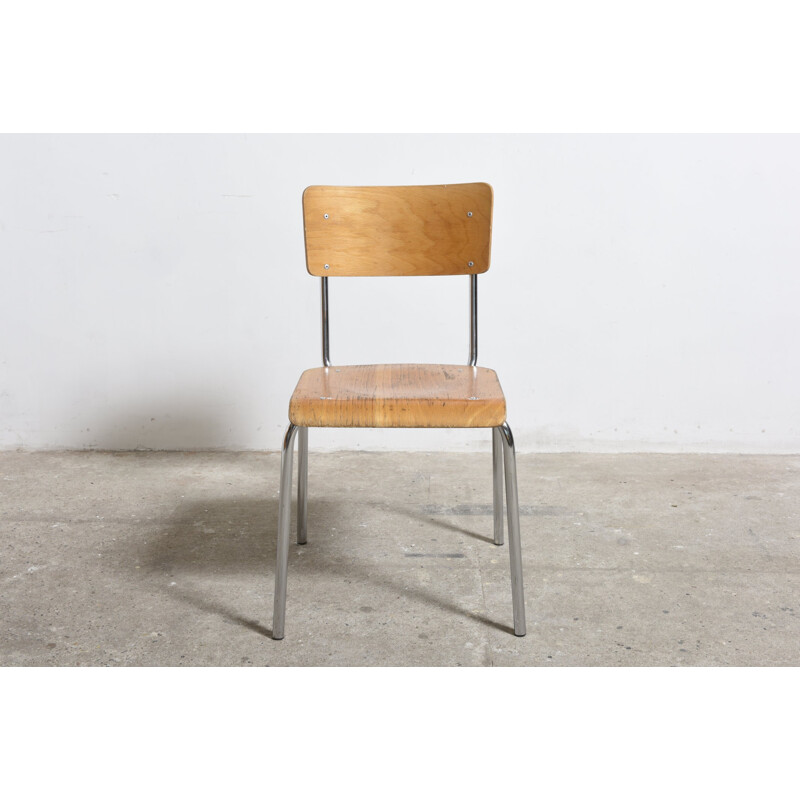 Silla de madera Tubax vintage - 1960