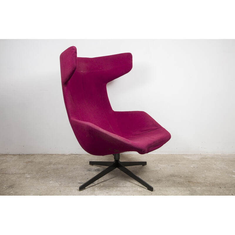 Lounge swivel wingback chair by Alfredo Haberli for Moroso - 2000s