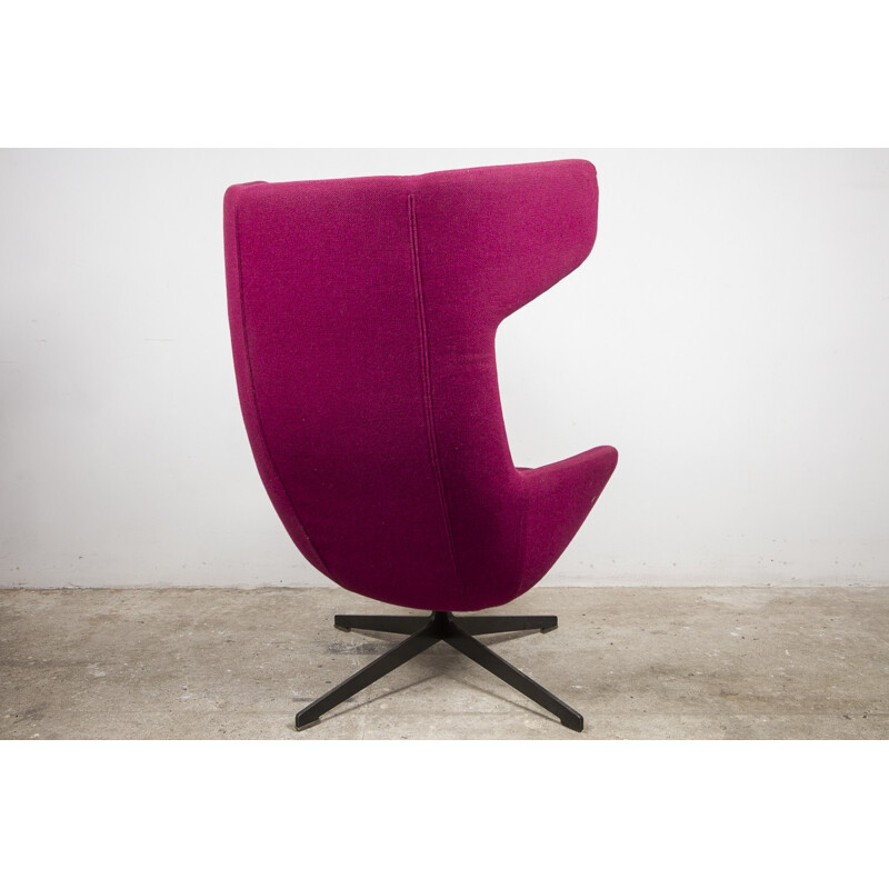 Lounge swivel wingback chair by Alfredo Haberli for Moroso - 2000s