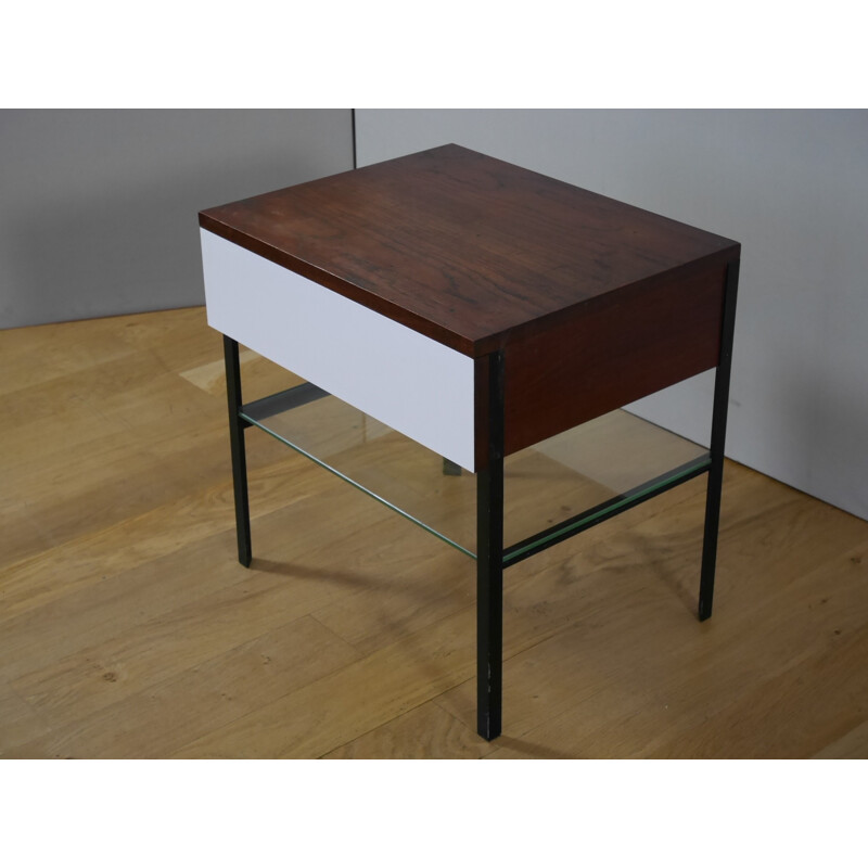 Rosewood vintage Bedside table - 1950s