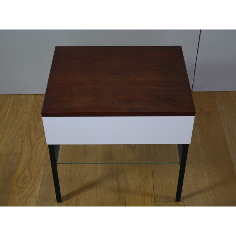 Rosewood vintage Bedside table - 1950s