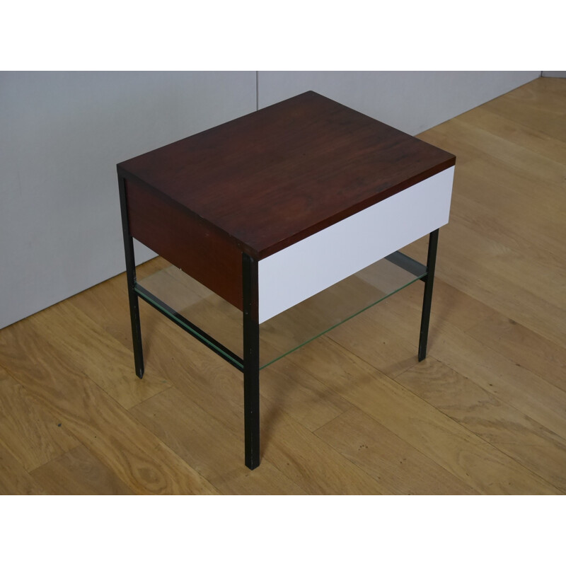 Rosewood vintage Bedside table - 1950s