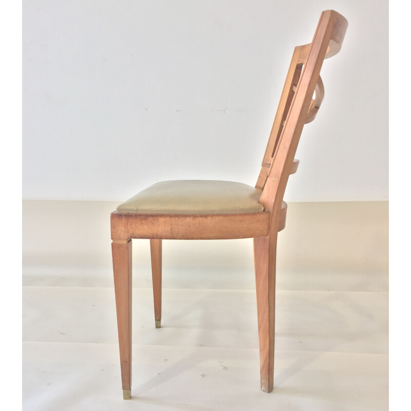 Paire de chaises en sycomore - 1940