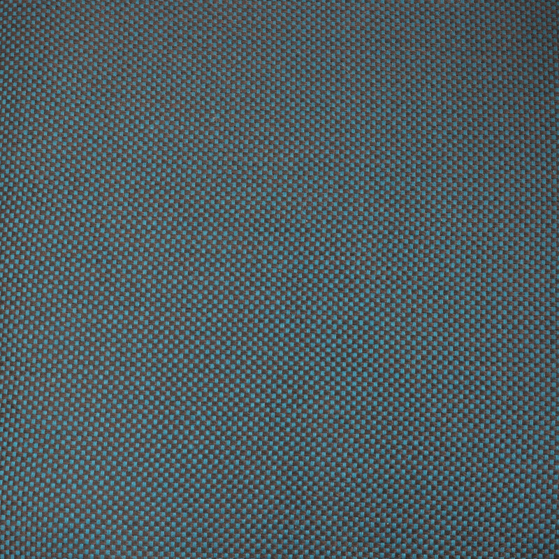 Chaise avec accoudoirs en hêtre et tissu bleu - 1960