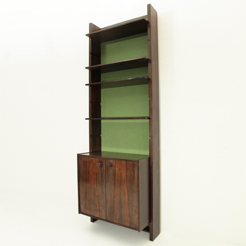 Italian rosewood wall unit - 1950s