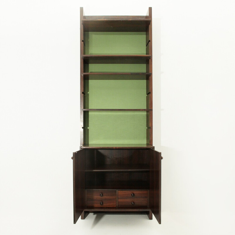 Italian rosewood wall unit - 1950s