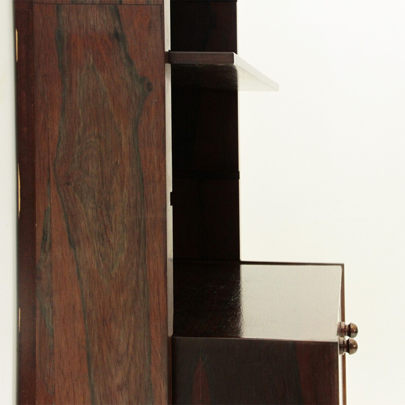 Italian rosewood wall unit - 1950s