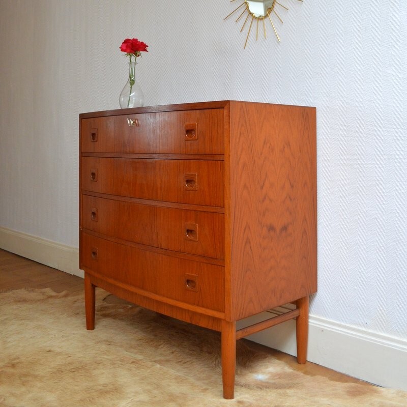 Mid-century teak 4 chest of drawers - 1960s