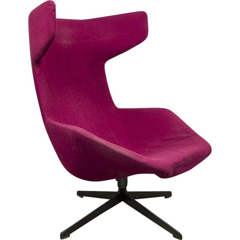 Lounge swivel wingback chair by Alfredo Haberli for Moroso - 2000s