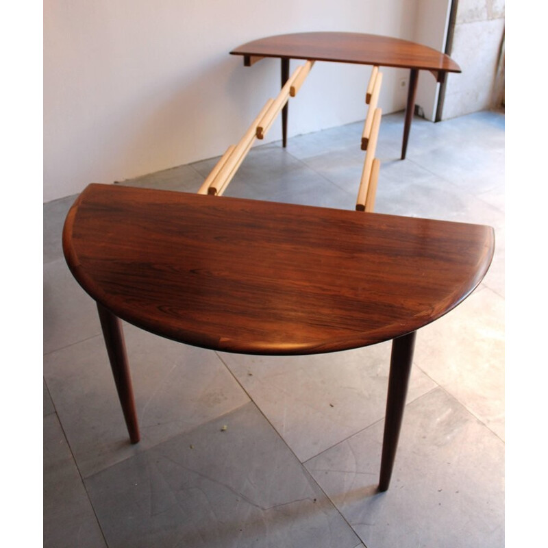 Rosewood vintage dioning table - 1960s