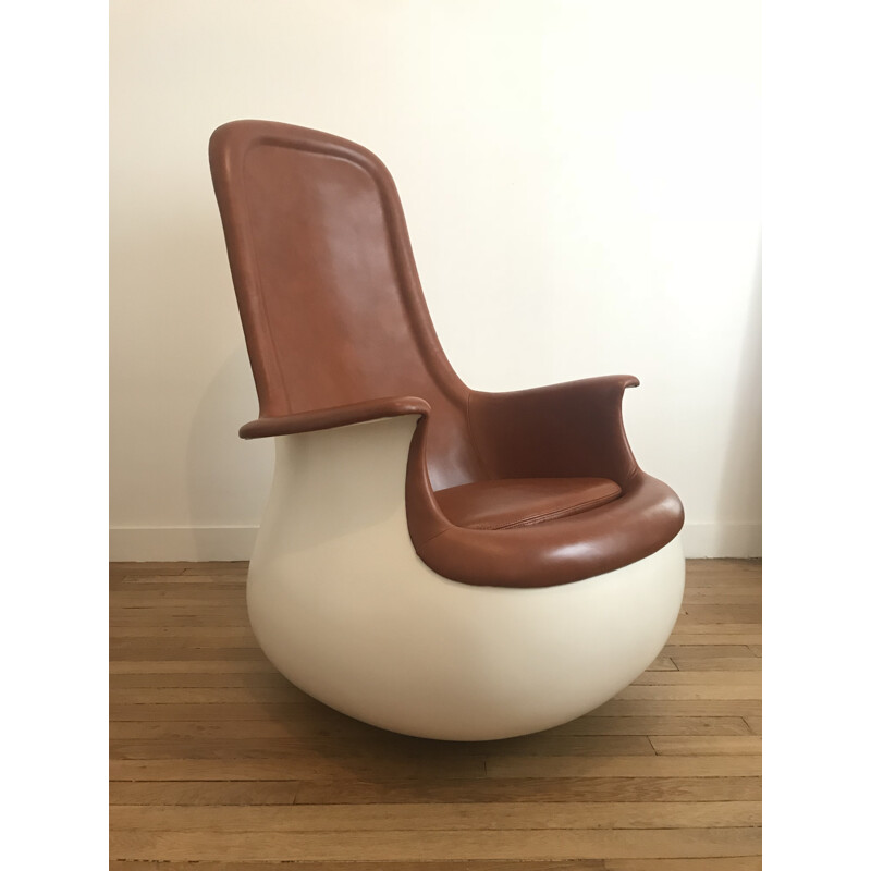"Culbuto" vintage armchair by Marc Held for Knoll International - 1970s