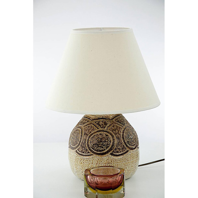 Lampe de table en céramique par Louis Giraud - 1960