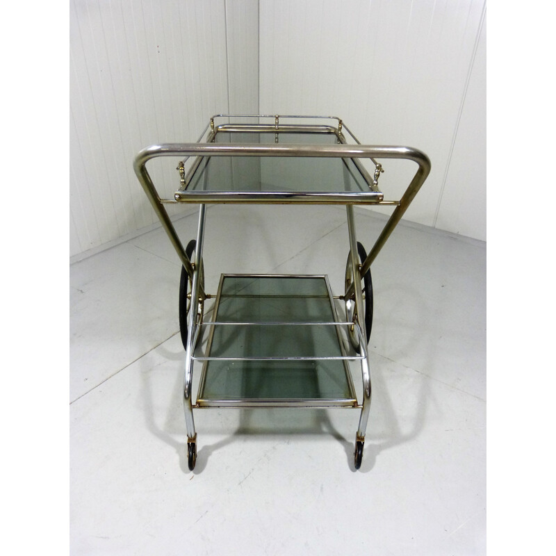 Retractable vintage Serving Trolley - 1960s