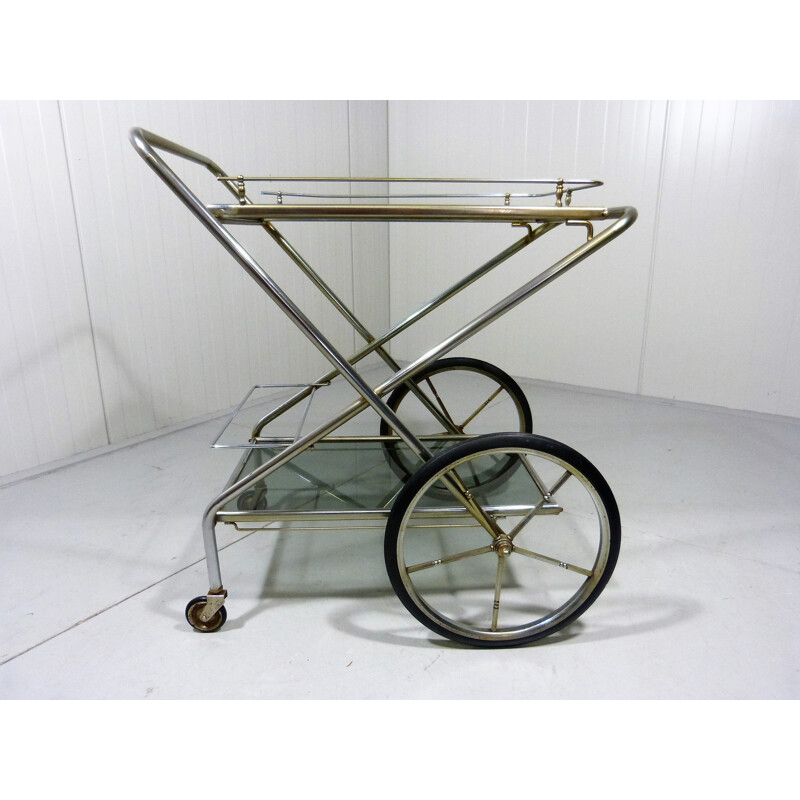 Retractable vintage Serving Trolley - 1960s